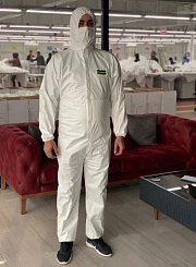 Противочумные костюмы без проклейки из ткани Tyvek МНОГОРАЗОВЫЕ