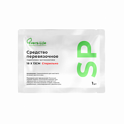 Средство перевязочное гидрогелевое противоожоговое, 13см х 18см, Evers Life 